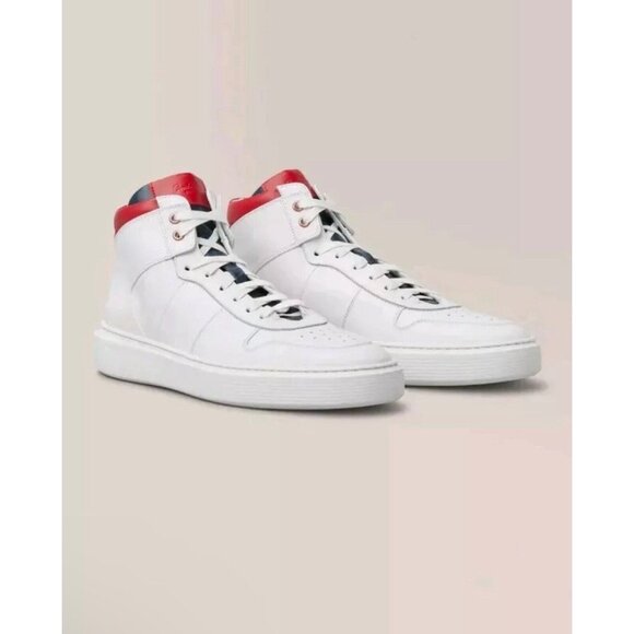 Good Man Brand Sneakers Mens Size 15 Legend London Pro Hi Top White Red Italy